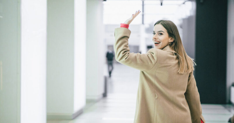 ảnh tạm biệt trong vui vẻ