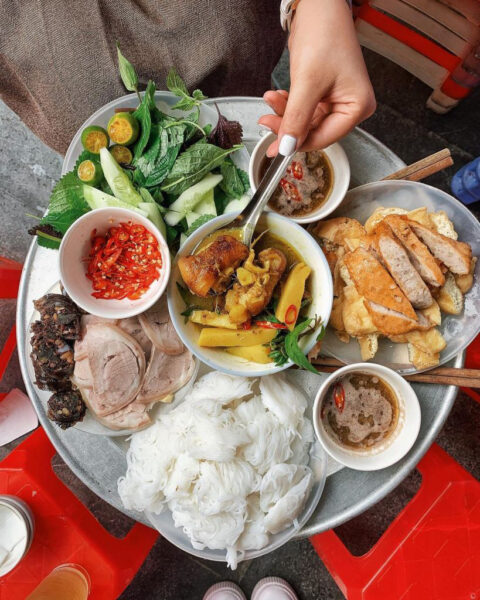 Tổng hợp Hình ảnh bún đậu mắm tôm trong mâm