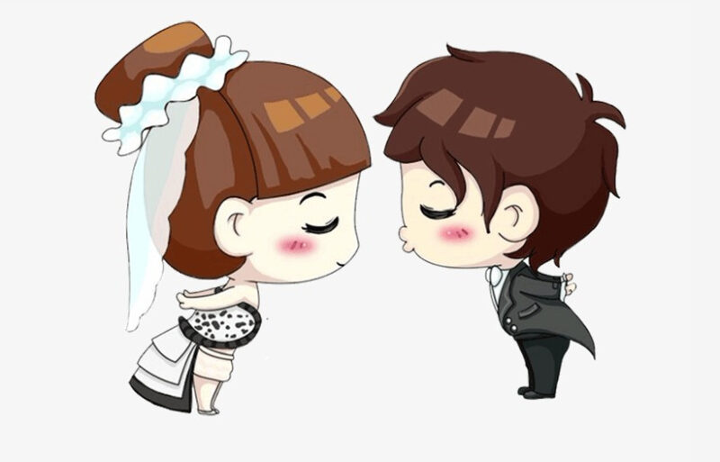 Tổng hợp Hình ảnh Chibi tình yêu đám cưới