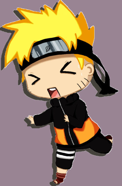 Tổng hợp Hình ảnh Naruto chibi đang chạy