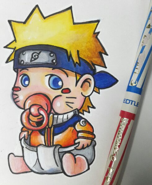 Tổng hợp Hình ảnh Naruto chibi - em bé Naruto