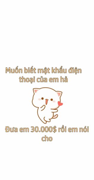 ảnh nền điện thoại hài hước đòi tiền rồi mới cho mật khẩu