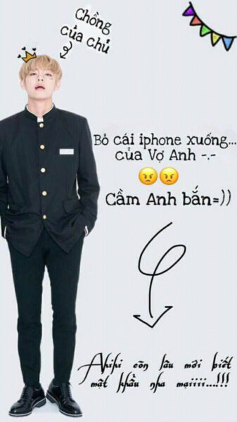 ảnh nền điện thoại hài hước khẳng định chủ quyền