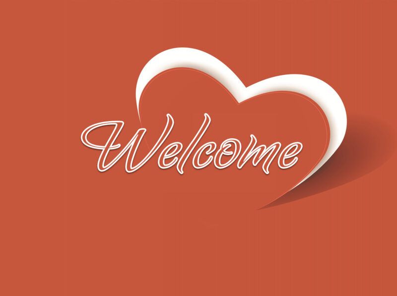 Bộ ảnh nền Powerpoint chất slide mở đầu welcome trái tim yêu thương