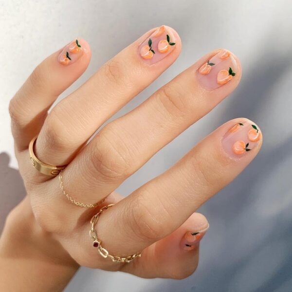Top những Mẫu nail móng đi biển họa tiết mini