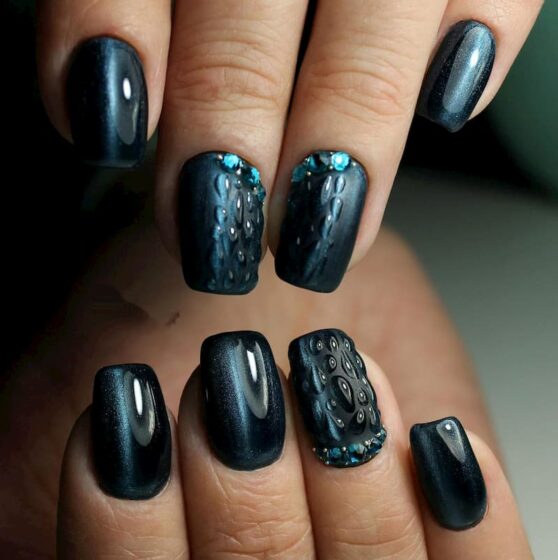 Top những Mẫu nail móng mắt mèo gel nổi