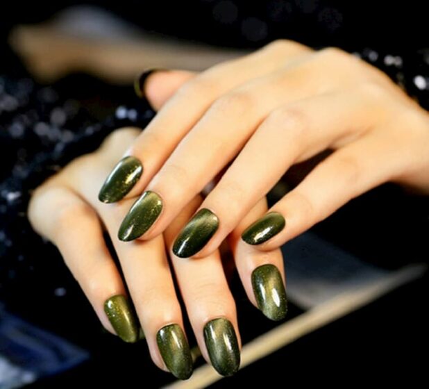 Top những Mẫu nail móng mắt mèo móng ngắn