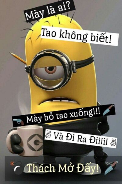 ảnh chế comment facebook minion