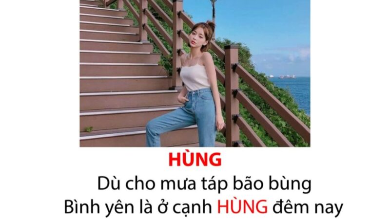 ảnh chế thả thính theo tên riêng