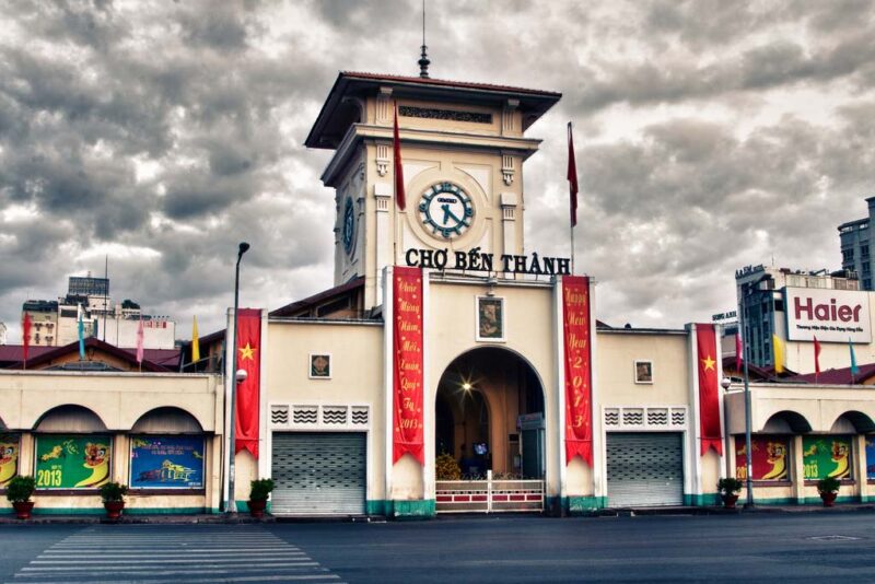 Ảnh Sài Gòn - chợ Bến Thành