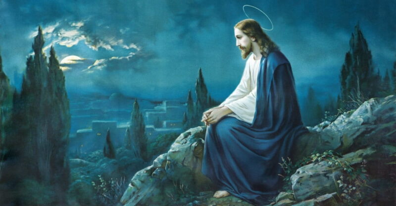 Ảnh thiên chúa trầm tư