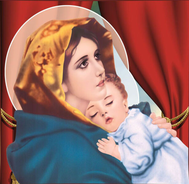 Ảnh thiên chúa trong vòng tay của Đức Mẹ