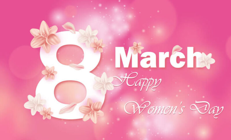 Hình anh 8 3 đẹp với hoa đào phai xinh xắn