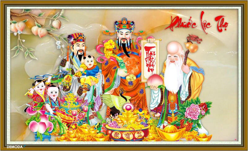 hình nền phúc lộc thọ