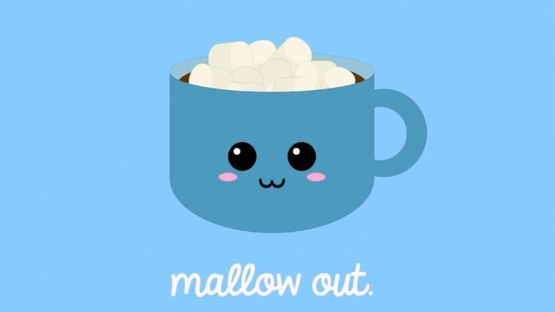 Hình ảnh hình nền cute màu xanh dương