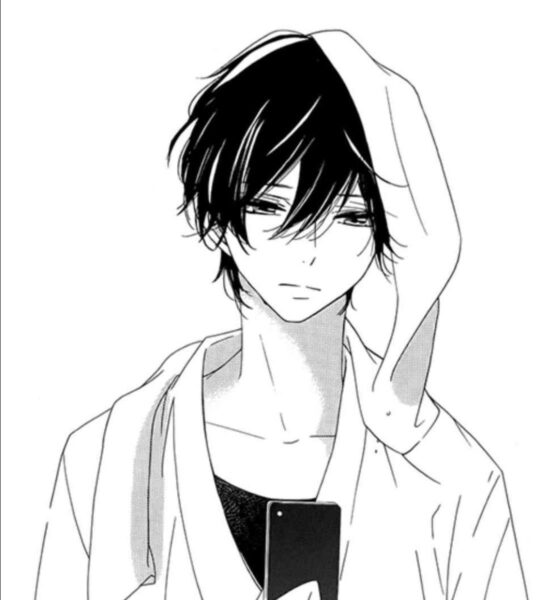 Ảnh anime trắng đen nam đẹp