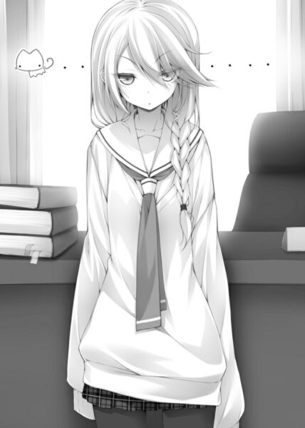 Ảnh anime trắng đen nữ lạnh lùng