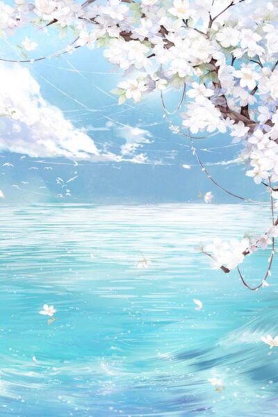 Tải xuống Hình nền cute màu xanh dương cổ trang