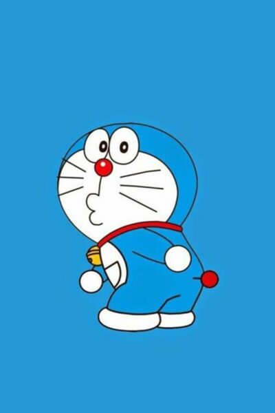 Tải xuống Hình nền cute màu xanh dương Đoraemon