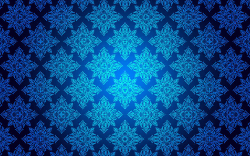 Tải xuống Hình nền cute màu xanh dương hoa văn