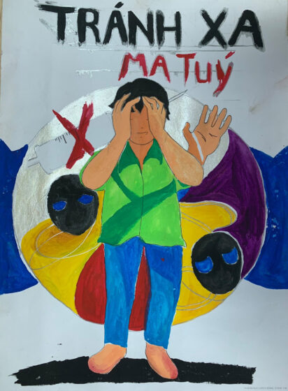 khẩu hiệu phòng chống ma túy