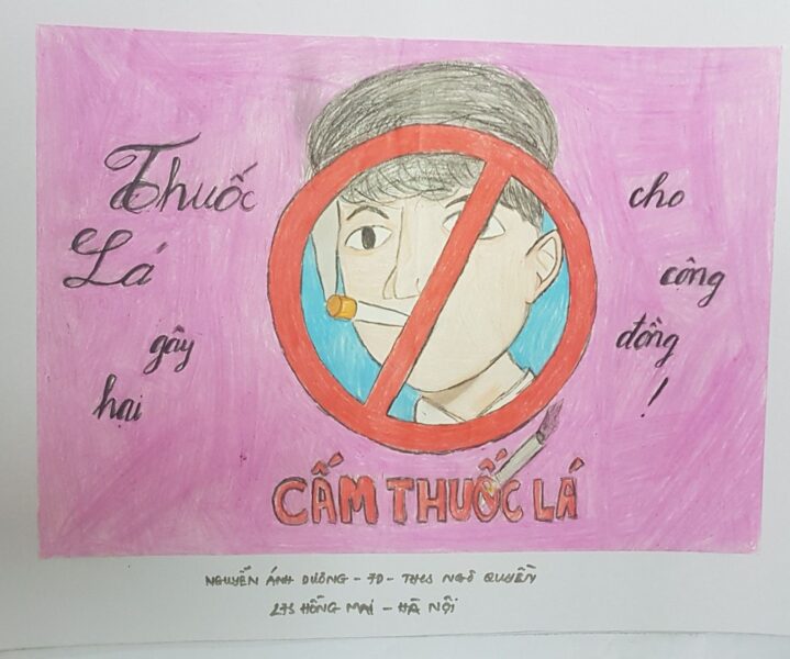 Top Tranh vẽ phòng chống thuốc lá của học sinh