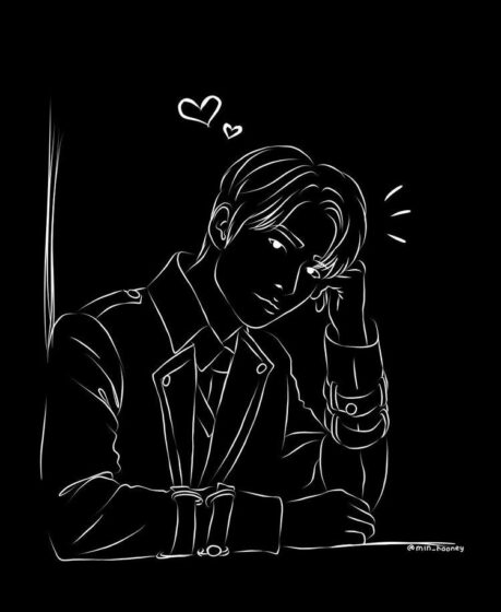 Avatar đen buồn nam