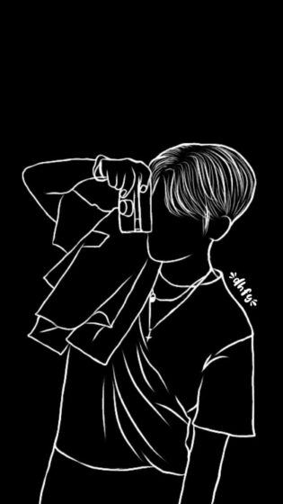 Avatar đen nam cá tính