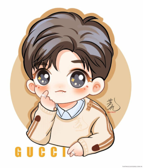 Hình ảnh avatar Facebook cute cho nam