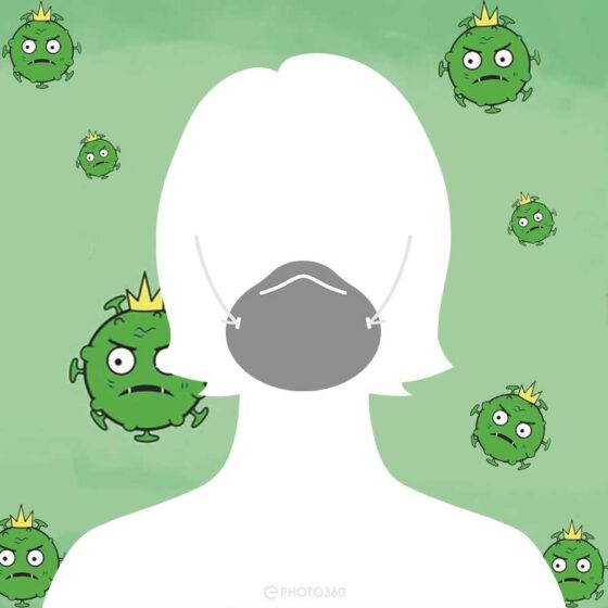 ảnh avatar facebook mặc định nền virus